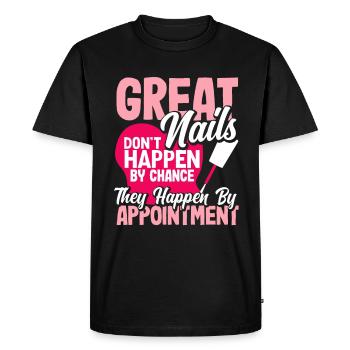 Soins de la peau Cosmétiques esthéticiennes - T-shirt Premium bio Homme - noir - Devant - Nico (187cm)