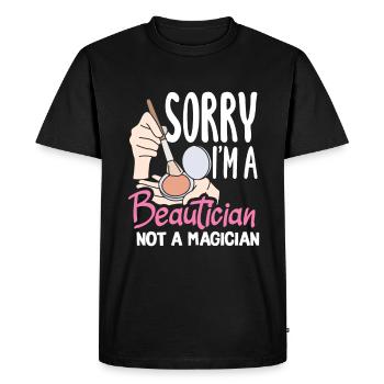 Soins de la peau Cosmétiques esthéticiennes - T-shirt Premium bio Homme - noir - Devant - Nico (187cm)
