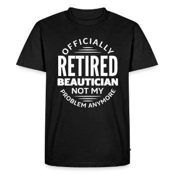 Soins de la peau Cosmétiques esthéticiennes - T-shirt Premium bio Homme - noir - Devant - Nico (187cm)