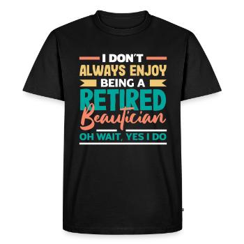 Soins de la peau Cosmétiques esthéticiennes - T-shirt Premium bio Homme - noir - Devant - Nico (187cm)