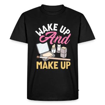 Soins de la peau Cosmétiques esthéticiennes - T-shirt Premium bio Homme - noir - Devant - Nico (187cm)