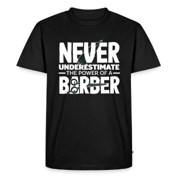 Barber Homme Coiffeur Coiffeur - T-shirt Premium bio Homme - noir - Devant - Nico (187cm)