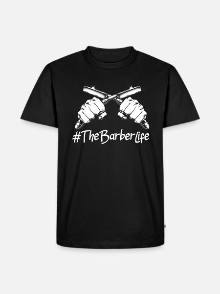 Barber Homme Coiffeur Coiffeur - T-shirt Premium bio Homme - noir