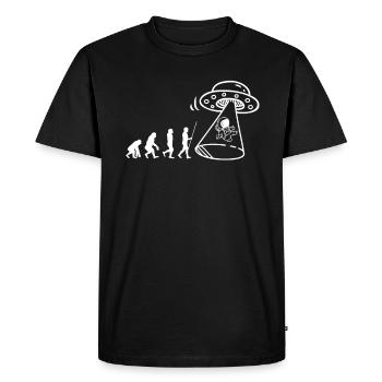 Drôle de cadeau extraterrestre extraterrestre - T-shirt Premium bio Homme - noir - Devant - Nico (187cm)