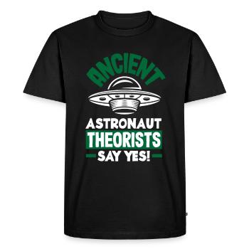 Drôle de cadeau extraterrestre extraterrestre - T-shirt Premium bio Homme - noir - Devant - Nico (187cm)