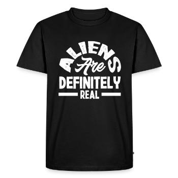 Drôle de cadeau extraterrestre extraterrestre - T-shirt Premium bio Homme - noir - Devant - Nico (187cm)