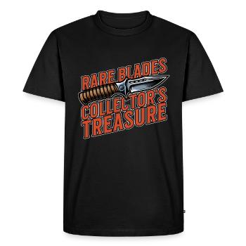 Lame forgée Lames rares Artiste du métal de collection - T-shirt Premium bio Homme - noir - Devant - Nico (187cm)
