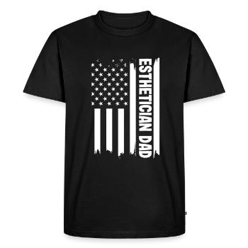 Soins de la peau Esthéticienne Cosmétiques - T-shirt Premium bio Homme - noir - Devant - Nico (187cm)