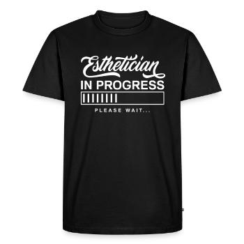 Soins de la peau Esthéticienne Cosmétiques - T-shirt Premium bio Homme - noir - Devant - Nico (187cm)