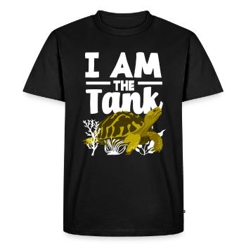 Turtle Sea Turtle Gift - Men's Premium Organic T-Shirt - black - Front - Nico (187cm)