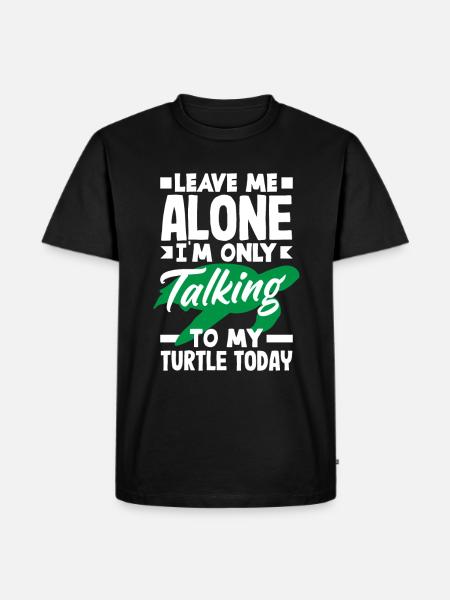 Turtle Sea Turtle Gift - Men's Premium Organic T-Shirt - black