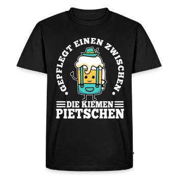 Vous fouetter entre les branchies de manière soignée - T-shirt Premium bio Homme - noir - Devant - Nico (187cm)