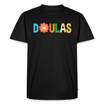 Doula Gift Doula Doulas - Men's Premium Organic T-Shirt - black - Front - Nico (187cm)