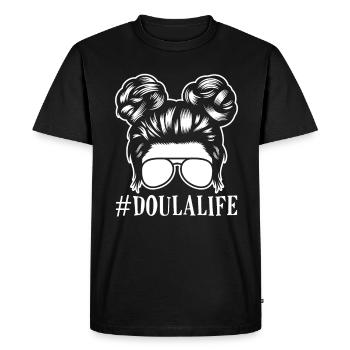 Cadeau Doula Doula Doulas - T-shirt Premium bio Homme - noir - Devant - Nico (187cm)