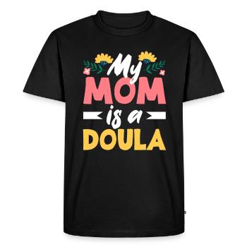Cadeau Doula Doula Doulas - T-shirt Premium bio Homme - noir - Devant - Nico (187cm)