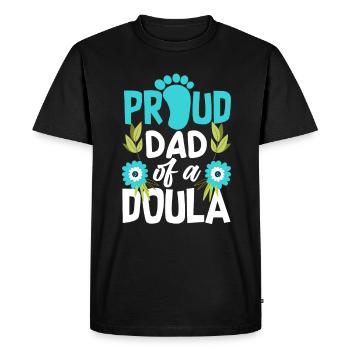 Cadeau Doula Doula Doulas - T-shirt Premium bio Homme - noir - Devant - Nico (187cm)