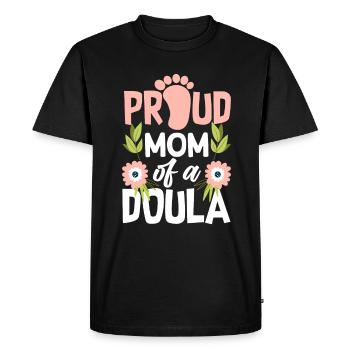 Cadeau Doula Doula Doulas - T-shirt Premium bio Homme - noir - Devant - Nico (187cm)