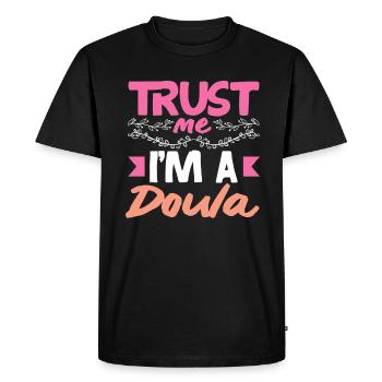Cadeau Doula Doula Doulas - T-shirt Premium bio Homme - noir - Devant - Nico (187cm)
