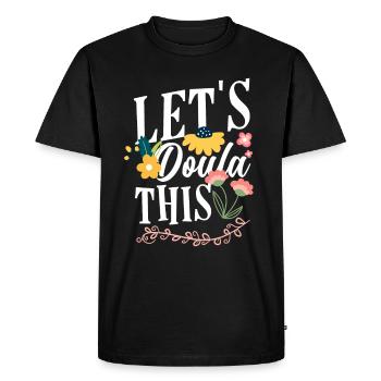 Cadeau Doula Doula Doulas - T-shirt Premium bio Homme - noir - Devant - Nico (187cm)