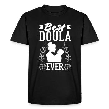 Cadeau Doula Doula Doulas - T-shirt Premium bio Homme - noir - Devant - Nico (187cm)