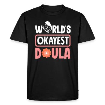 Cadeau Doula Doula Doulas - T-shirt Premium bio Homme - noir - Devant - Nico (187cm)