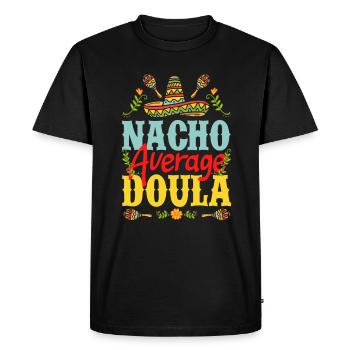 Doula Gift Doula Doulas - Men's Premium Organic T-Shirt - black - Front - Nico (187cm)