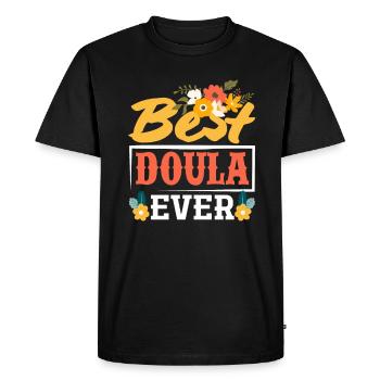 Doula Gift Doula Doulas - Men's Premium Organic T-Shirt - black - Front - Nico (187cm)