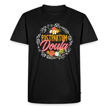 Doula Gift Doula Doulas - Men's Premium Organic T-Shirt - black - Front - Nico (187cm)