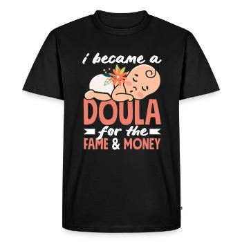 Cadeau Doula Doula Doulas - T-shirt Premium bio Homme - noir - Devant - Nico (187cm)
