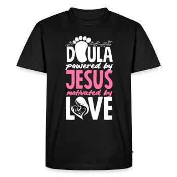 Cadeau Doula Doula Doulas - T-shirt Premium bio Homme - noir - Devant - Nico (187cm)