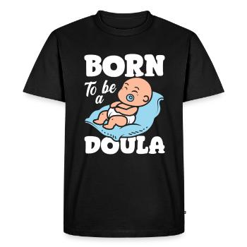 Cadeau Doula Doula Doulas - T-shirt Premium bio Homme - noir - Devant - Nico (187cm)