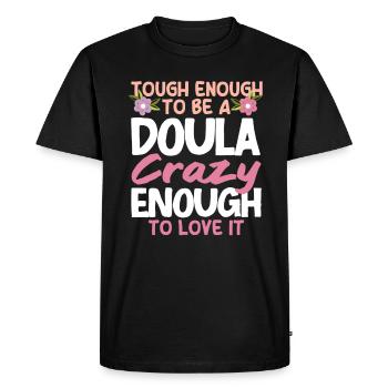 Cadeau Doula Doula Doulas - T-shirt Premium bio Homme - noir - Devant - Nico (187cm)