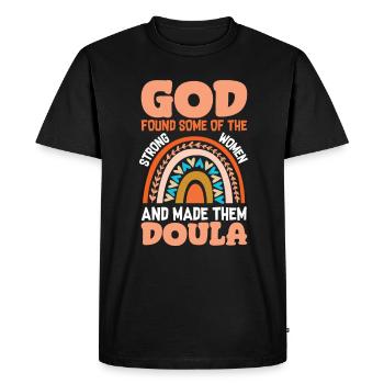 Doula Gift Doula Doulas - Men's Premium Organic T-Shirt - black - Front - Nico (187cm)