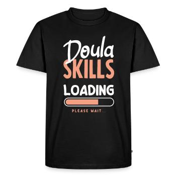 Cadeau Doula Doula Doulas - T-shirt Premium bio Homme - noir - Devant - Nico (187cm)