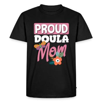 Cadeau Doula Doula Doulas - T-shirt Premium bio Homme - noir - Devant - Nico (187cm)