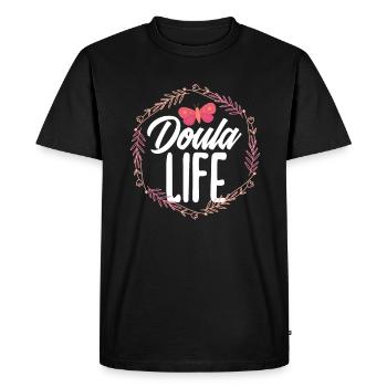 Cadeau Doula Doula Doulas - T-shirt Premium bio Homme - noir - Devant - Nico (187cm)