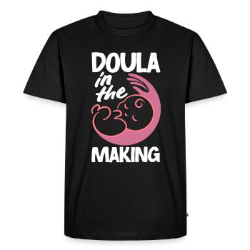 Cadeau Doula Doula Doulas - T-shirt Premium bio Homme - noir - Devant - Nico (187cm)