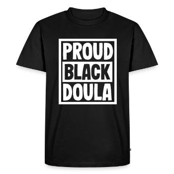 Cadeau Doula Doula Doulas - T-shirt Premium bio Homme - noir - Devant - Nico (187cm)