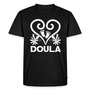 Doula Gift Doula Doulas - Men's Premium Organic T-Shirt - black - Front - Nico (187cm)