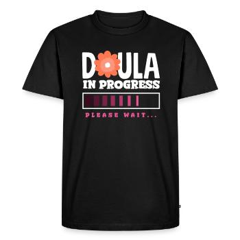 Doula Gift Doula Doulas - Men's Premium Organic T-Shirt - black - Front - Nico (187cm)