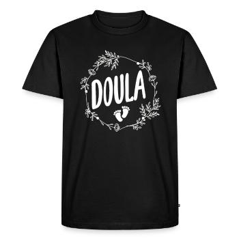Doula Gift Doula Doulas - Men's Premium Organic T-Shirt - black - Front - Nico (187cm)