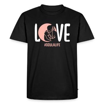 Cadeau Doula Doula Doulas - T-shirt Premium bio Homme - noir - Devant - Nico (187cm)