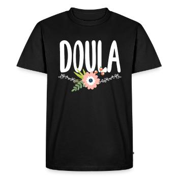 Doula Gift Doula Doulas - Men's Premium Organic T-Shirt - black - Front - Nico (187cm)