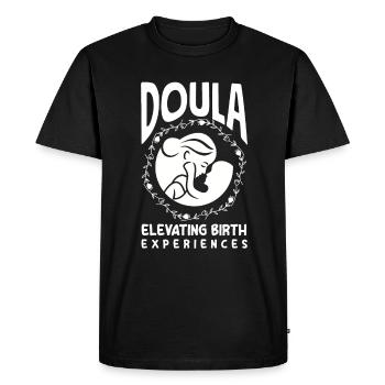 Cadeau Doula Doula Doulas - T-shirt Premium bio Homme - noir - Devant - Nico (187cm)