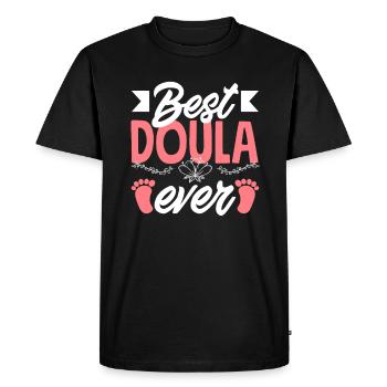 Cadeau Doula Doula Doulas - T-shirt Premium bio Homme - noir - Devant - Nico (187cm)