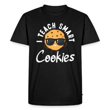 Funny Teacher Teacher Gift - Men's Premium Organic T-Shirt - black - Front - Nico (187cm)