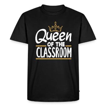 Funny Teacher Teacher Gift - Men's Premium Organic T-Shirt - black - Front - Nico (187cm)