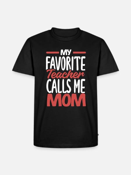 Funny Teacher Teacher Gift - Men's Premium Organic T-Shirt - black