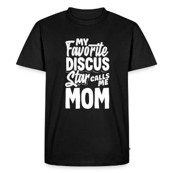 Lancer du disque Athlète Cadeau d’athlète - T-shirt Premium bio Homme - noir - Devant - Nico (187cm)