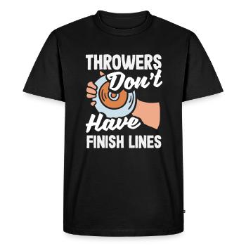Lancer du disque Athlète Cadeau d’athlète - T-shirt Premium bio Homme - noir - Devant - Nico (187cm)